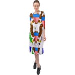 E8cftciweaqngbg Ruffle End Midi Chiffon Dress