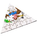 Wooden Puzzle Triangle 