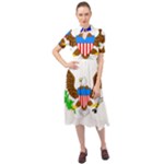 E8cftciweaqngbg Keyhole Neckline Chiffon Dress