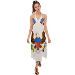Halter Tie Back Dress  