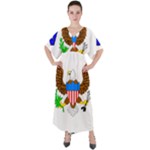 E8cftciweaqngbg V-Neck Boho Style Maxi Dress