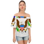 E8cftciweaqngbg Off Shoulder Short Sleeve Top