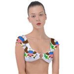 E8cftciweaqngbg Cap Sleeve Ring Bikini Top