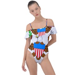 Frill Detail One Piece Swimsuit 