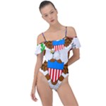 E8cftciweaqngbg Frill Detail One Piece Swimsuit