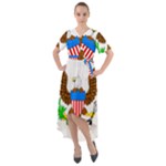 E8cftciweaqngbg Front Wrap High Low Dress