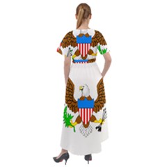 Front Wrap High Low Dress 