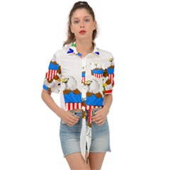 Tie Front Shirt  