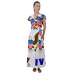 E8cftciweaqngbg Flutter Sleeve Maxi Dress