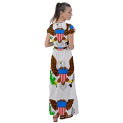 Flutter Sleeve Maxi Dress 