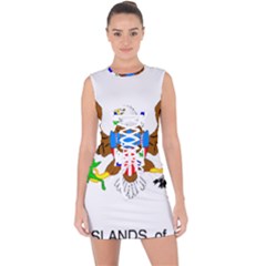 Lace Up Front Bodycon Dress 
