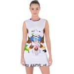 E8cftciweaqngbg Lace Up Front Bodycon Dress