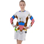 E8cftciweaqngbg Long Sleeve Hoodie Dress