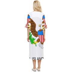 Double Cuff Midi Dress 
