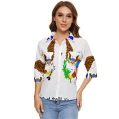 Women s Quarter Sleeve Pocket Shirt 