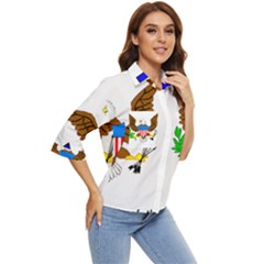 Women s Quarter Sleeve Pocket Shirt 