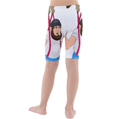 Kids  Mid Length Swim Shorts 