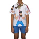 E8epcq3x0achi-l Kids  Short Sleeve Swimwear