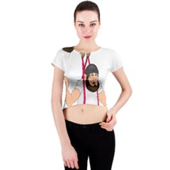 Crew Neck Crop Top 