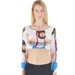 Long Sleeve Crop Top 