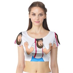 Short Sleeve Crop Top 