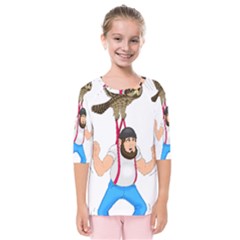 Kids  Quarter Sleeve Raglan T-Shirt 