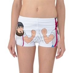 Reversible Boyleg Bikini Bottoms Outside Front Reversible Boyleg Bikini Bottoms Outside Front