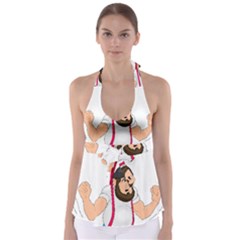 Tie Back Tankini Top 