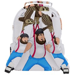 Rounded Multi Pocket Backpack 