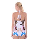 Boyleg Halter Swimsuit  