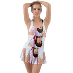 Ruffle Top Dress Swimsuit 