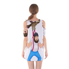 Shoulder Cutout One Piece Dress 