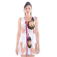 Scoop Neck Skater Dress 