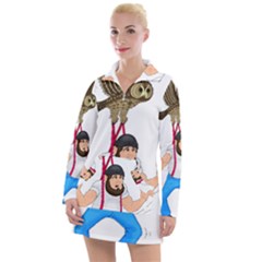 Women s Long Sleeve Casual Dress 