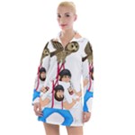 E8epcq3x0achi-l Women s Long Sleeve Casual Dress