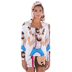 Long Sleeve Hooded T-shirt 