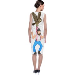 Classic Sleeveless Midi Dress 
