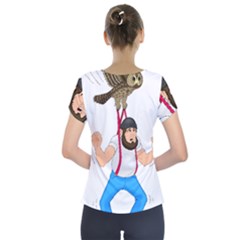 Short Sleeve Front Detail Top 