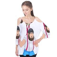 Flutter Sleeve T-Shirt 