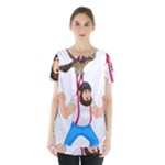 E8epcq3x0achi-l Skirt Hem Sports Top