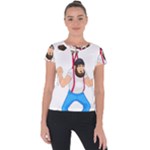 E8epcq3x0achi-l Short Sleeve Sports Top 