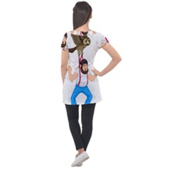 Puff Sleeve Tunic Top 