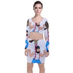 E8epcq3x0achi-l Top and Skirt Sets