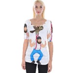 E8epcq3x0achi-l Wide Neckline Tee