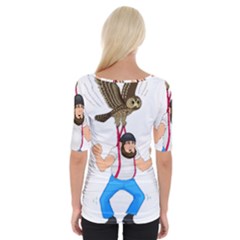 Wide Neckline T-Shirt 