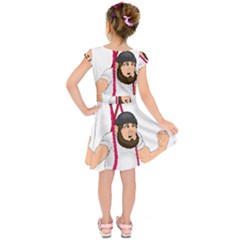 Kids  Short Sleeve Dress 