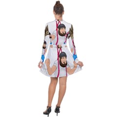 Long Sleeve Panel Dress 