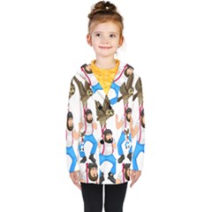 Kids  Double Breasted Button Coat 