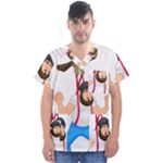 E8epcq3x0achi-l Men s V-Neck Scrub Top