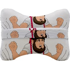 Velour Seat Head Rest Cushion 
